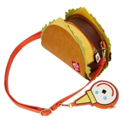 LOUNGEFLY Jack In The Box Late Night Taco Crossbody Bag With Coin Bag -Animation Bag Store aa4f9eaa44b1fd601660271df9557c78