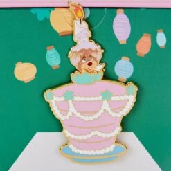 LOUNGEFLY Alice In Wonderland Unbirthday 3" Collector Box Sliding Pin -Animation Bag Store aacf26bcf8b4cd1bc958b886d1f6bb86