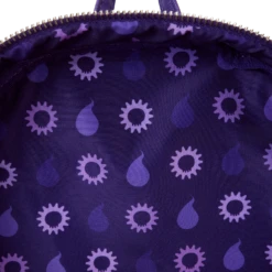 LOUNGEFLY Pokémon Gastly Evolutions Triple Pocket Mini Backpack -Animation Bag Store ae3c3060eb9c9952ec545a9ae34fb634