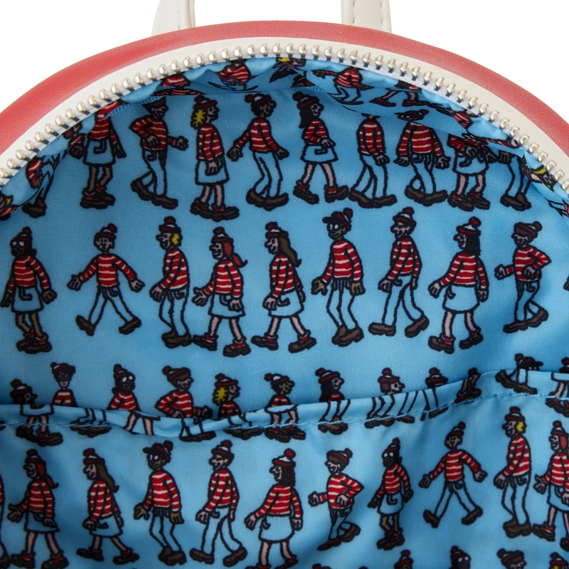LOUNGEFLY Where’s Waldo Cosplay Mini Backpack 7 LOUNGEFLY Where’s Waldo Cosplay Mini Backpack - Image 5