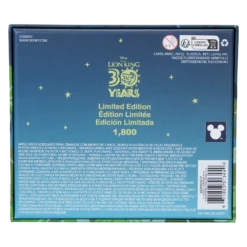 LOUNGEFLY The Lion King 30th Anniversary Hakuna Matata Silhouette 3" Collector Box Sliding Pin -Animation Bag Store b9870dd78fa035c629c40091f0cc2da6