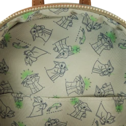 LOUNGEFLY The Mandalorian Ahsoka & Grogu Precious Cargo Mini Backpack -Animation Bag Store b9e0e594ece371c2c6dd89df9b2571bc