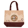 LOUNGEFLY Peanuts 50th Anniversary Snoopy's Beagle Scouts Canvas Tote Bag -Animation Bag Store bddf5dbb789ffe7b8663f891ba570e2f