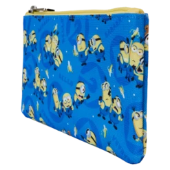 LOUNGEFLY Despicable Me Minions All-Over Print Nylon Zipper Pouch Wristlet 7 LOUNGEFLY Despicable Me Minions All-Over Print Nylon Zipper Pouch Wristlet -Animation Bag Store bdf04fbba901c76d75e9cd143a2b580e