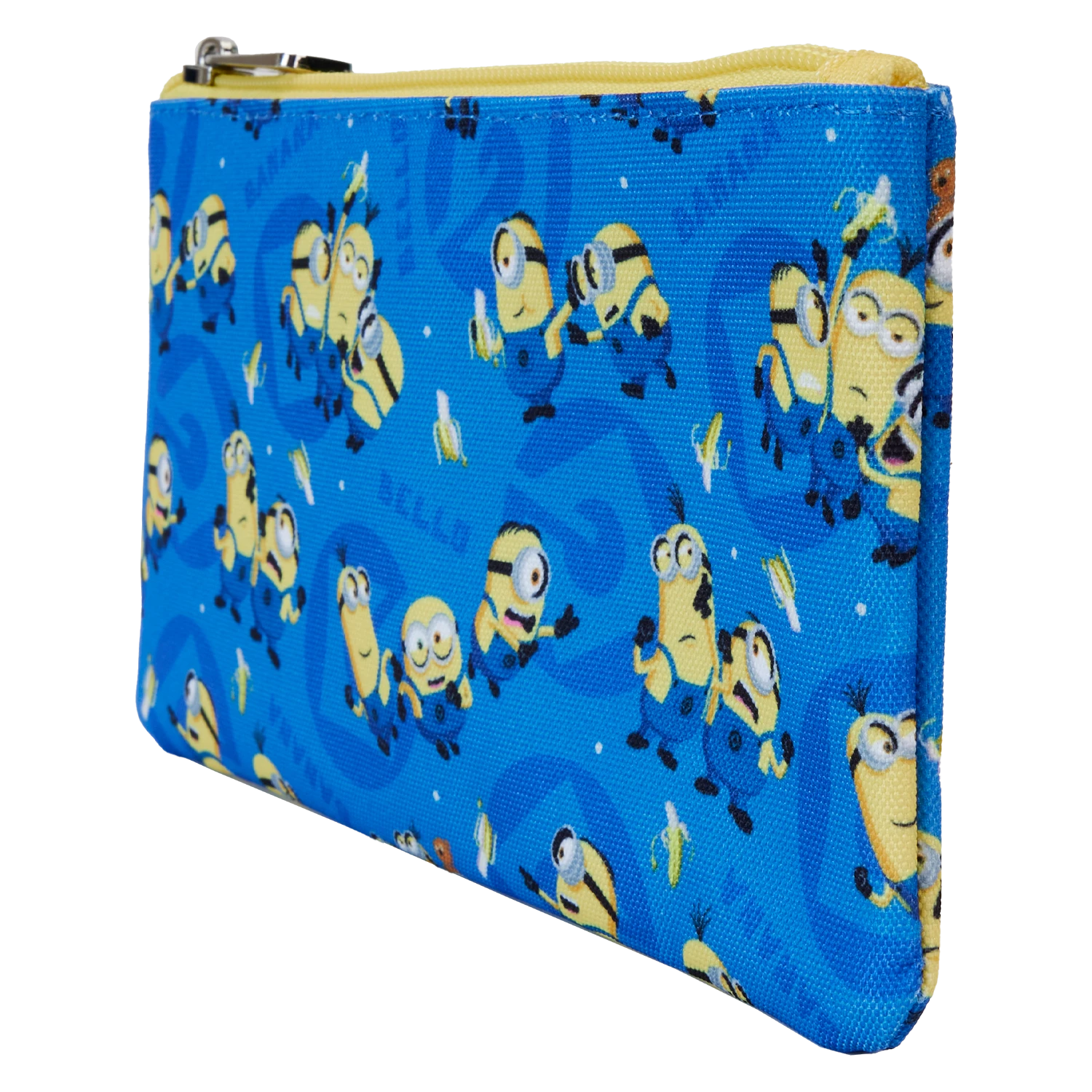 LOUNGEFLY Despicable Me Minions All-Over Print Nylon Zipper Pouch Wristlet 5 LOUNGEFLY Despicable Me Minions All-Over Print Nylon Zipper Pouch Wristlet - Image 3