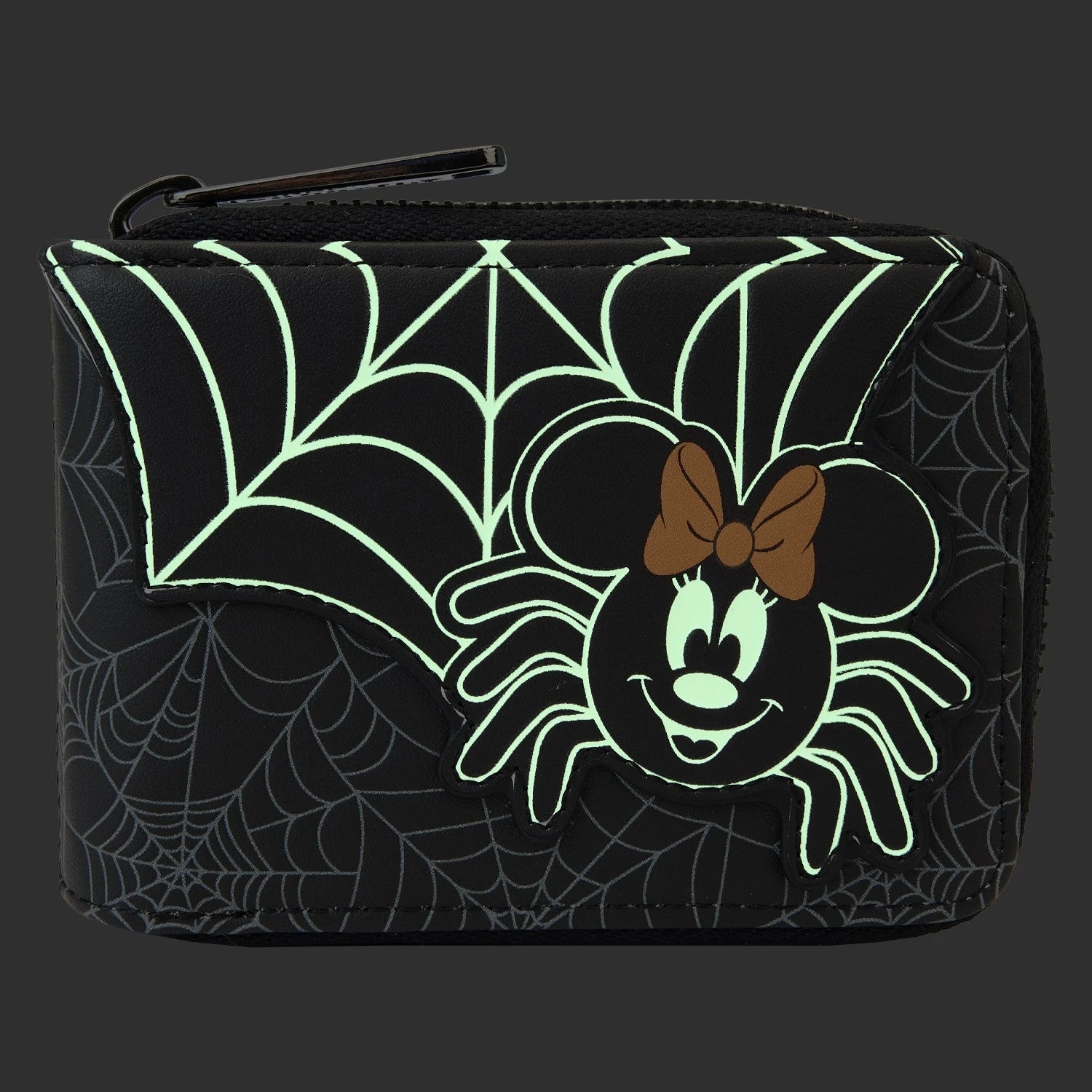 LOUNGEFLY Minnie Mouse Spider Glow Accordion Wallet 4 LOUNGEFLY Minnie Mouse Spider Glow Accordion Wallet - Image 2