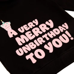 LOUNGEFLY Alice In Wonderland Unbirthday Unisex Hoodie -Animation Bag Store c033653098e5606943b9f3e0bc0850ef