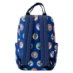 LOUNGEFLY One Piece 25th Anniversary Straw Hat Pirates All-Over Print Nylon Full-Size Backpack -Animation Bag Store c13c007d8f9d05d1d229377ac87201fb