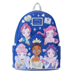 LOUNGEFLY Princess Manga Style Mini Backpack