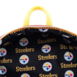 Loungefly NFL Pittsburgh Steelers Pigskin Logo Mini Backpack -Animation Bag Store cPcNTavkO9X0p4nJbZfjSHK2K1U82Of1G3D7nPZX