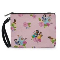 Disney Princesses Floral Poses Wristlet Wallet