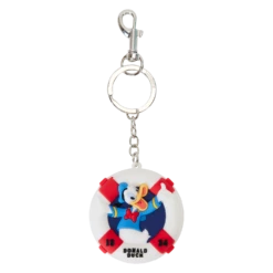 LOUNGEFLY Donald Duck 90th Anniversary Keychain