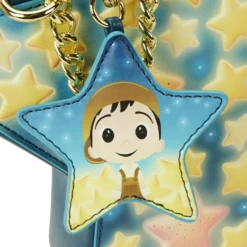 LOUNGEFLY La Luna Star Shaped Figural Light Up Crossbody Bag -Animation Bag Store d4ecadbc6149f18baf04ee3d5cf170b2
