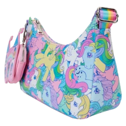 LOUNGEFLY My Little Pony Large All-Over Print Crossbody Bag With Coin Bag -Animation Bag Store d641eca4259983c28522b99a3c61dfec
