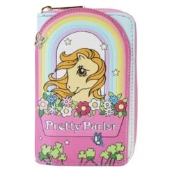 LOUNGEFLY My Little Pony 40th Anniversary Pretty Parlor Zip Around Wallet