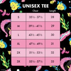 LOUNGEFLY The Little Mermaid 35th Anniversary Life Is The Bubbles All-Over Print Unisex Tee -Animation Bag Store de6c7ca9e2554e5ffec843bc54c11f84