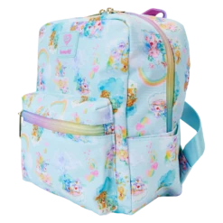 LOUNGEFLY Care Bear Cousins All-Over Print Nylon Square Mini Backpack -Animation Bag Store e0f73a14852b38137f3467a31ed614ae
