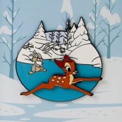 LOUNGEFLY Bambi Ice Skating 3-inch Collector Box Pin -Animation Bag Store eDfP5xYwYNlof4ezteyhbPotkN22vxSiyRWBbRyq