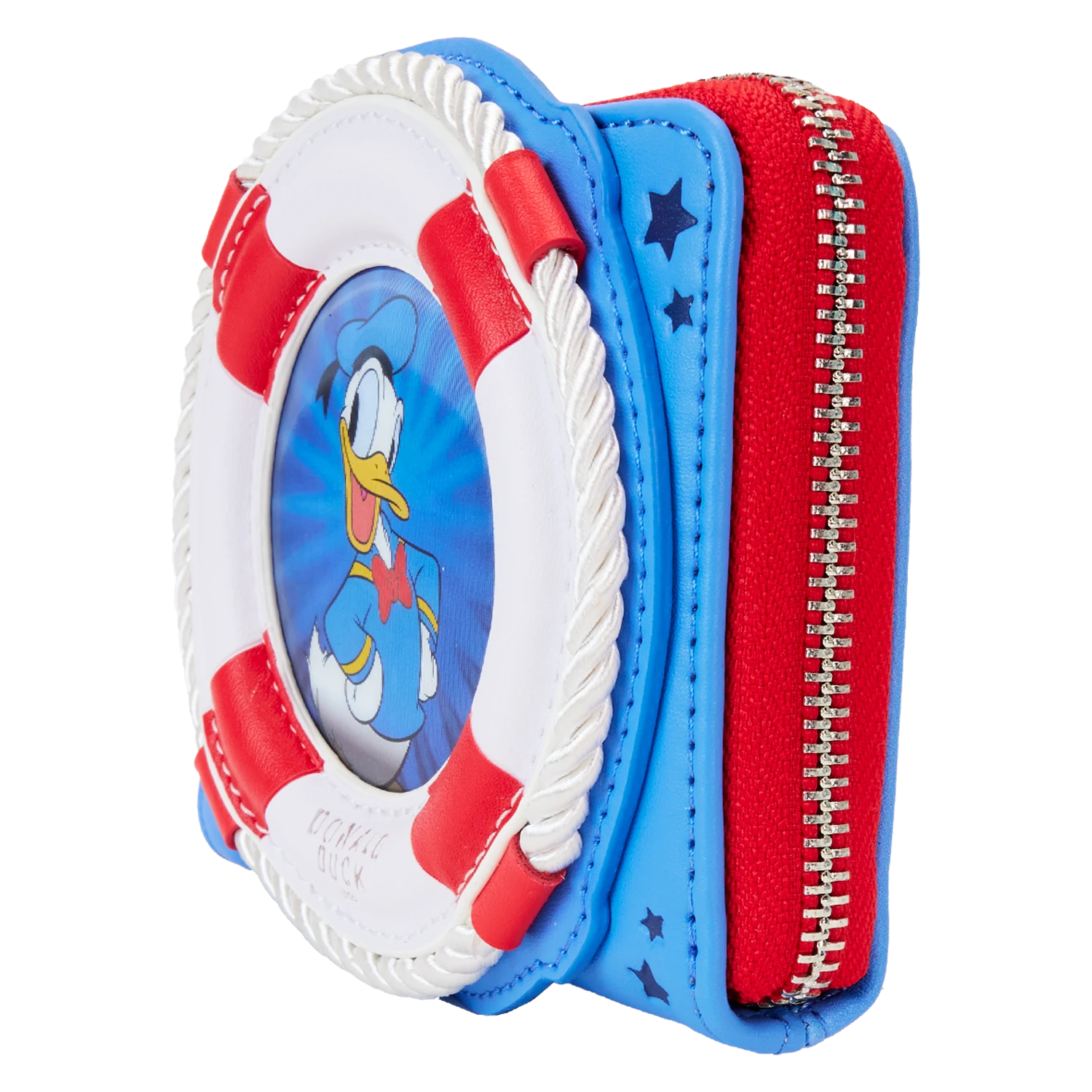 LOUNGEFLY Donald Duck 90th Anniversary Lenticular Zip Around Wallet 4 LOUNGEFLY Donald Duck 90th Anniversary Lenticular Zip Around Wallet - Image 2