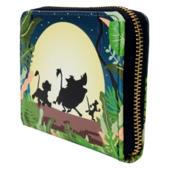 LOUNGEFLY The Lion King 30th Anniversary Hakuna Matata Silhouette Zip Around Wallet -Animation Bag Store f80ac19abd382235201f00f0eafa2fa4