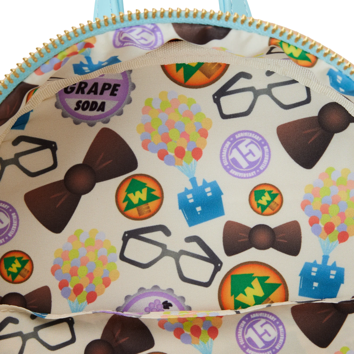 LOUNGEFLY Up 15th Anniversary Spirit Of Adventure Mini Backpack 9 LOUNGEFLY Up 15th Anniversary Spirit Of Adventure Mini Backpack - Image 7