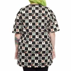 LOUNGEFLY Mickey & Minnie Date Night Diner Checkered Unisex Tee -Animation Bag Store gYmebOjulOVqjlmmL4xmV34czllULHTGkHIr9Jer