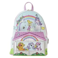 LOUNGEFLY My Little Pony 40th Anniversary Stable Mini Backpack