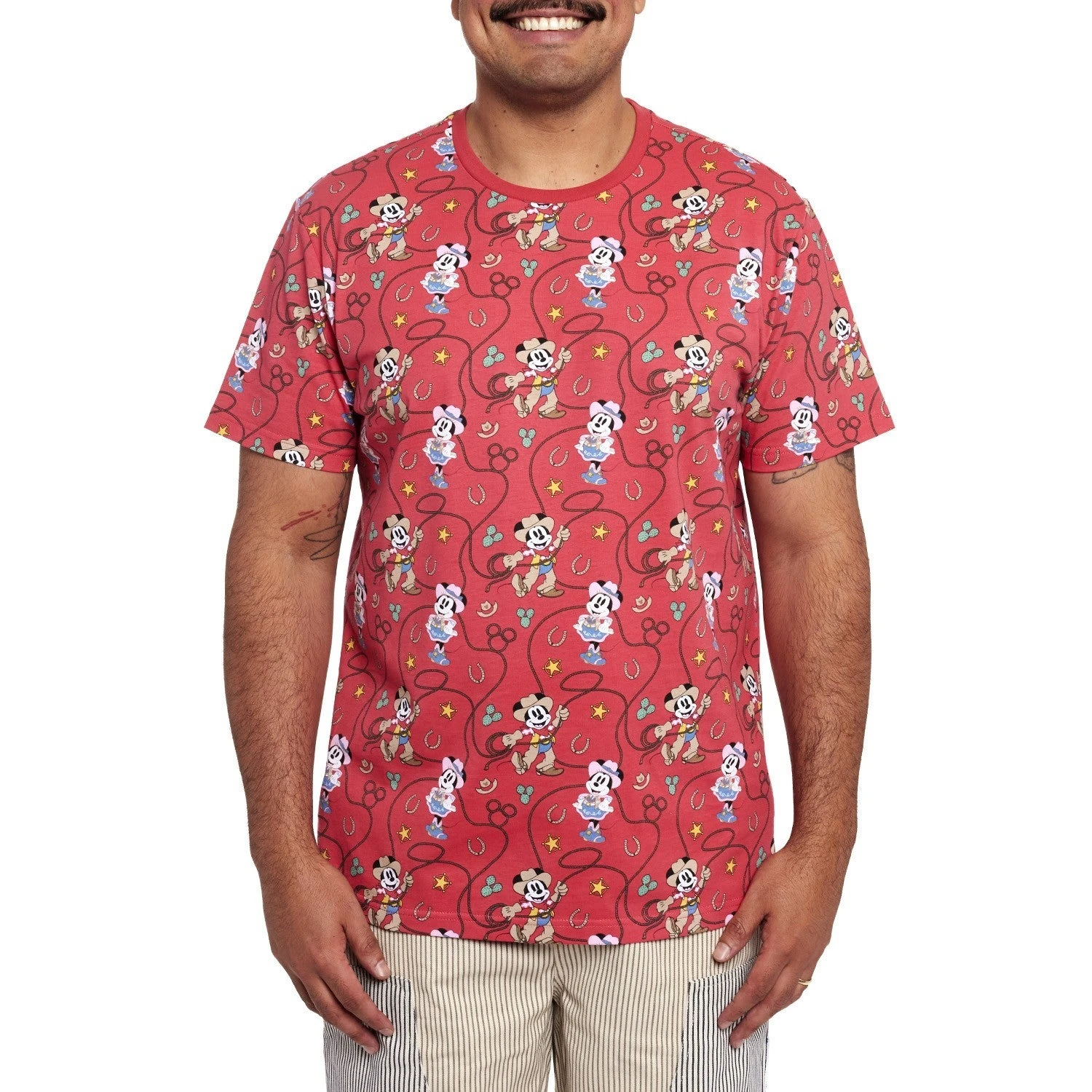 LOUNGEFLY Western Mickey & Minnie Lasso Unisex Tee 5 LOUNGEFLY Western Mickey & Minnie Lasso Unisex Tee - Image 3