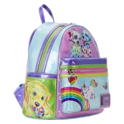 LOUNGEFLY Lisa Frank Holographic Glitter Color Block Mini Backpack 12 LOUNGEFLY Lisa Frank Holographic Glitter Color Block Mini Backpack -Animation Bag Store iru3645jDyCJKvNroTMHHxLHDo6EOObrgrm1i9xU