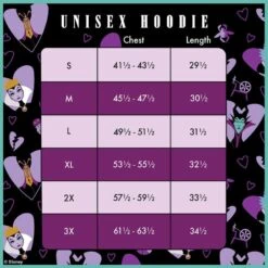 LOUNGEFLY Villains Curse Your Hearts Unisex Hoodie -Animation Bag Store jYwViUUBNh1lbDJ0JgK8S5N751ORNMtYmszfD2xU