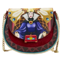 LOUNGEFLY Snow White Evil Queen Throne Crossbody Bag