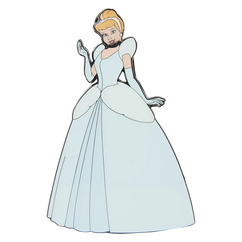 LOUNGEFLY Cinderella Paper Dolls Magnetic Pin Set 4 LOUNGEFLY Cinderella Paper Dolls Magnetic Pin Set - Image 2