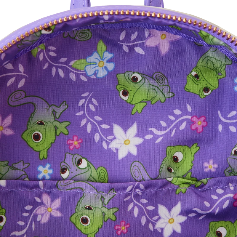 LOUNGEFLY Tangled Rapunzel Swinging From The Tower Mini Backpack 10 LOUNGEFLY Tangled Rapunzel Swinging From The Tower Mini Backpack - Image 8