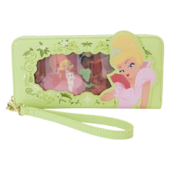 LOUNGEFLY The Princess And The Frog Princess Series Lenticular Zip Around Wristlet Wallet