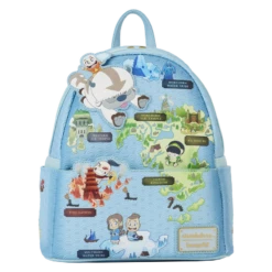LOUNGEFLY Avatar: The Last Airbender Map Of The Four Nations Mini Backpack