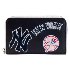 LOUNGEFLY MLB New York Yankees Patches Zip Around Wallet
