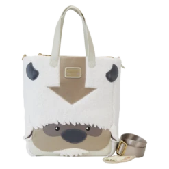 LOUNGEFLY Avatar: The Last Airbender Appa Cosplay Plush Tote Bag With Momo Charm
