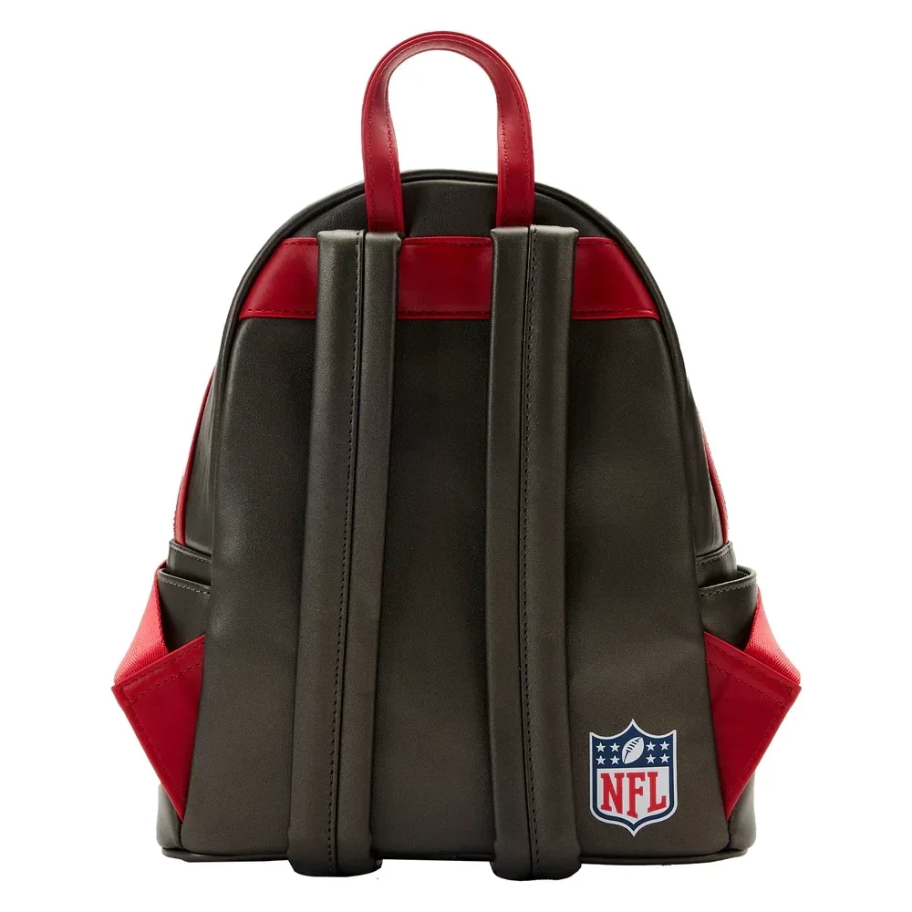 LOUNGEFLY NFL Tampa Bay Buccaneers Patches Mini Backpack 5 LOUNGEFLY NFL Tampa Bay Buccaneers Patches Mini Backpack - Image 3