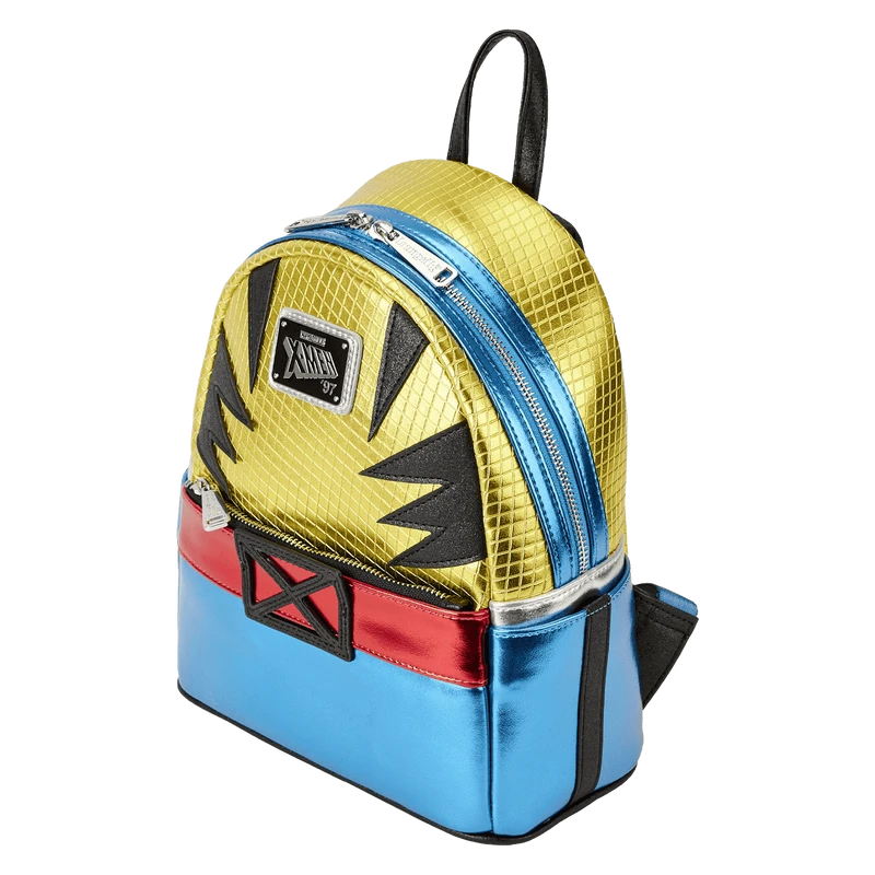 LOUNGEFLY Marvel Metallic X-Men Wolverine Cosplay Mini Backpack 5 LOUNGEFLY Marvel Metallic X-Men Wolverine Cosplay Mini Backpack - Image 3