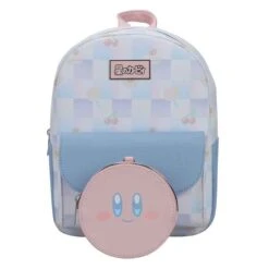Bioworld Kirby Checkerboard Mini Backpack & Coin Purse