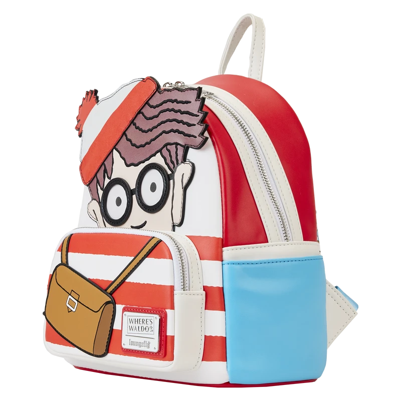 LOUNGEFLY Where’s Waldo Cosplay Mini Backpack 4 LOUNGEFLY Where’s Waldo Cosplay Mini Backpack - Image 2