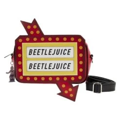 LOUNGEFLY Beetlejuice Graveyard Sign Crossbody