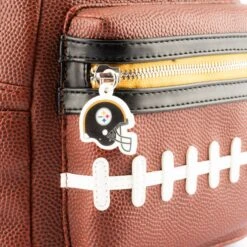 Loungefly NFL Pittsburgh Steelers Pigskin Logo Mini Backpack -Animation Bag Store viDoNDDcAGtAgjHrGYF1cGTcJZSNv2H9H9KDMDQL