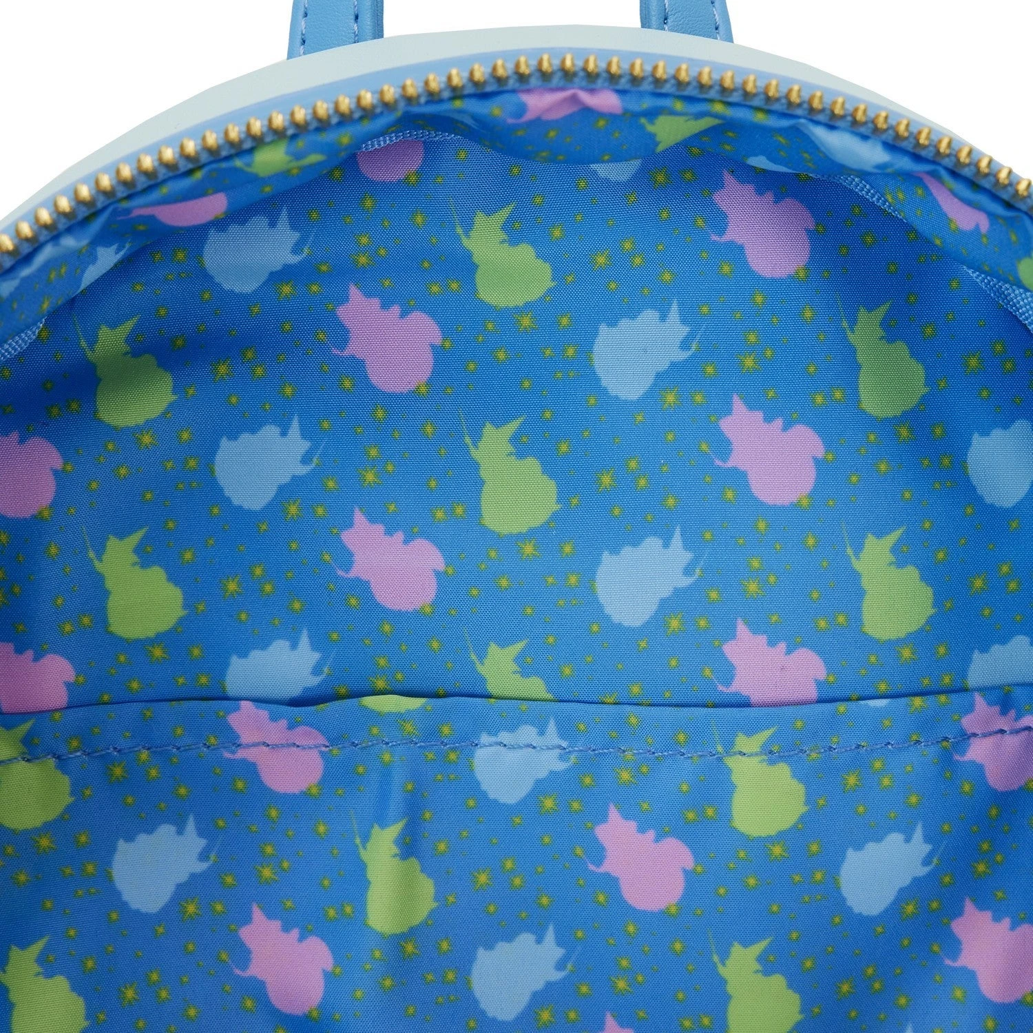 LOUNGEFLY Sleeping Beauty Castle Three Good Fairies Stained Glass Mini Backpack 8 LOUNGEFLY Sleeping Beauty Castle Three Good Fairies Stained Glass Mini Backpack - Image 6