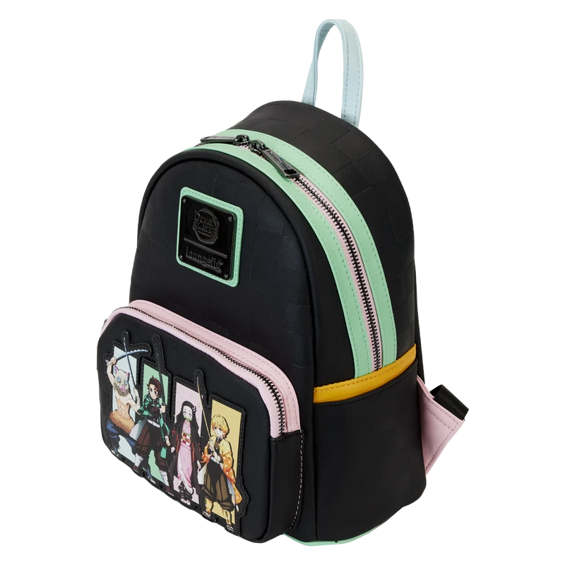 LOUNGEFLY Demon Slayer Heroes Group Mini Backpack 6 LOUNGEFLY Demon Slayer Heroes Group Mini Backpack - Image 4