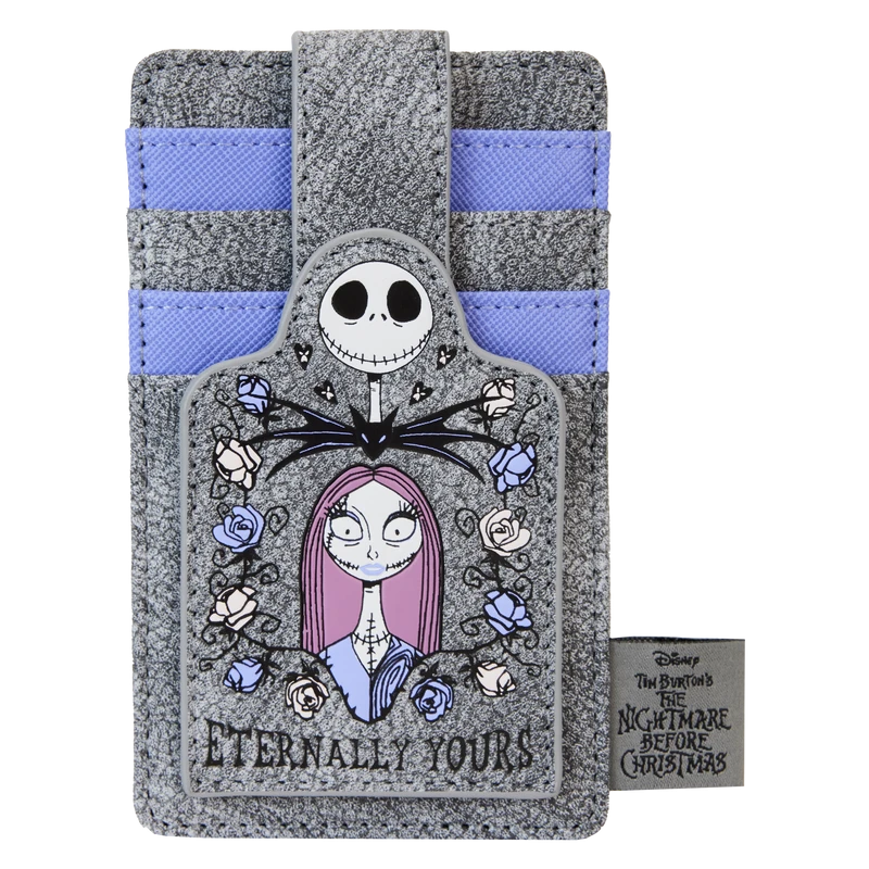 LOUNGEFLY Nightmare Before Christmas Jack & Sally Eternally Yours Tombstone Card Holder 3 LOUNGEFLY Nightmare Before Christmas Jack & Sally Eternally Yours Tombstone Card Holder