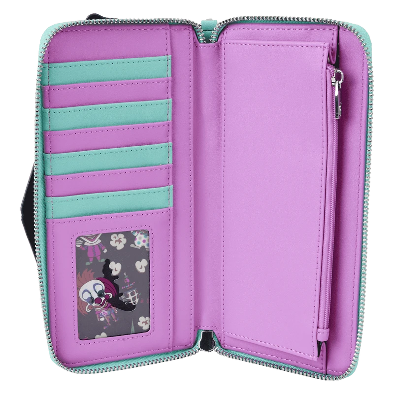 LOUNGEFLY Killer Klowns From Outer Space Zip-Around Wristlet Wallet 6 LOUNGEFLY Killer Klowns From Outer Space Zip-Around Wristlet Wallet - Image 4