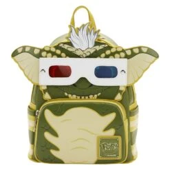 LOUNGEFLY Gremlins Stripe Cosplay Mini Backpack With Removable 3D Glasses