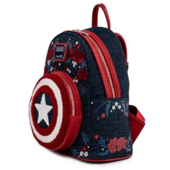 LOUNGEFLY Marvel Captain America 80th Anniversary Floral Shield Mini Backpack -Animation Bag Store xW1V7uUh1diShseYgGfBkmu19i61MrlKBv1FL8cs