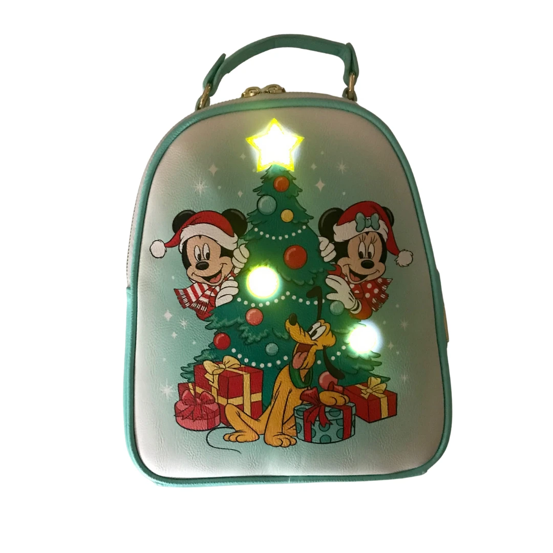LOUNGEFLY Disney Sensational Six Home For The Holidays Light-Up Mini Backpack 4 LOUNGEFLY Disney Sensational Six Home For The Holidays Light-Up Mini Backpack - Image 2